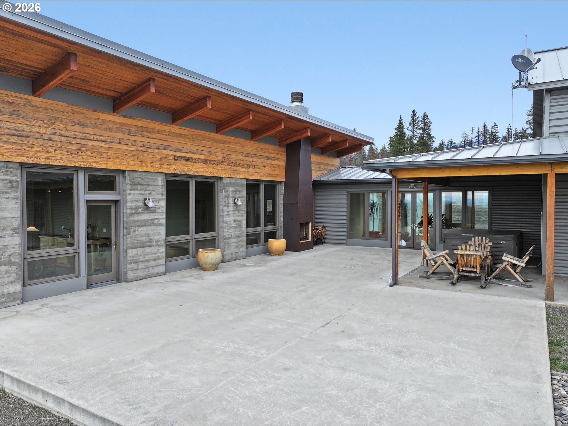 505 Knight Road Goldendale, WA 98620 - Photo 30 of 48 a view of a house with backyard porch and sitting area