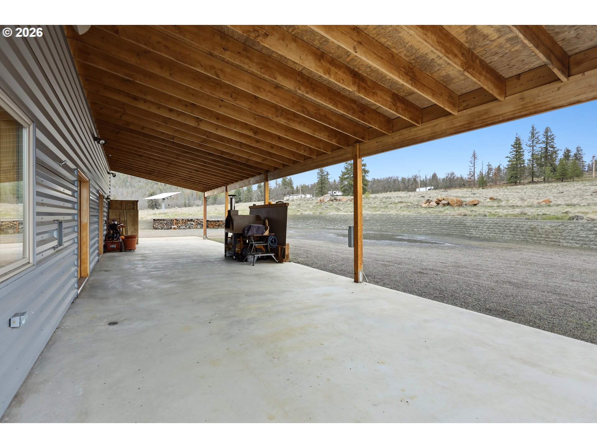 505 Knight Road Goldendale, WA 98620 - Photo 40 of 48 a view of large parking space and a car parked