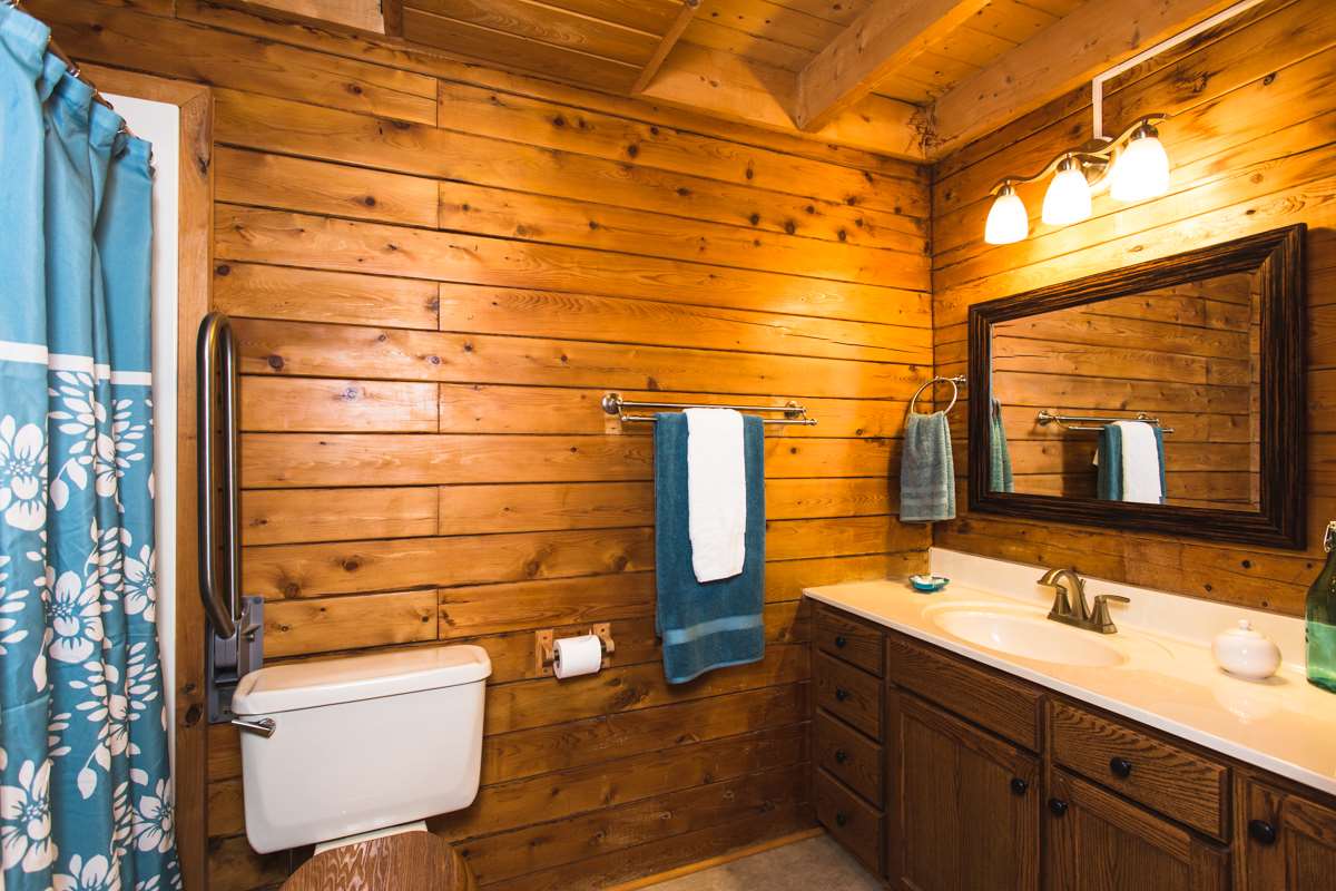 917 Roman Road Mount Sidney, VA 24467 - Photo 5 of 45 a bathroom with a sink and a mirror