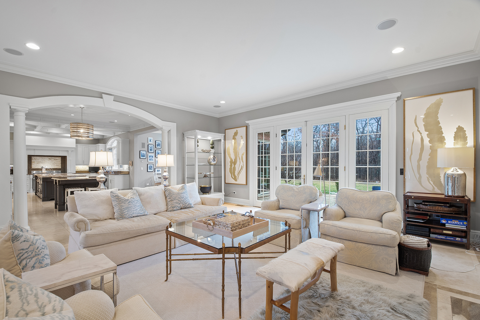 20 Old Mill Road Lake Forest, IL 60045 - Photo 11 of 64 a living room with furniture and a large window