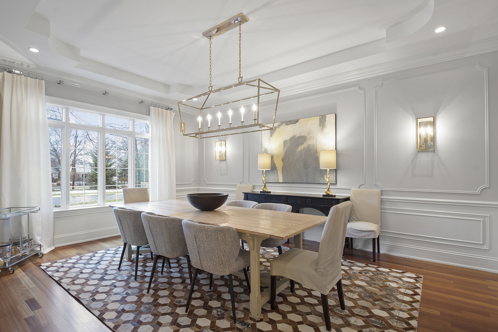 20 Old Mill Road Lake Forest, IL 60045 - Photo 12 of 64 a view of a dining room with furniture window and outside view
