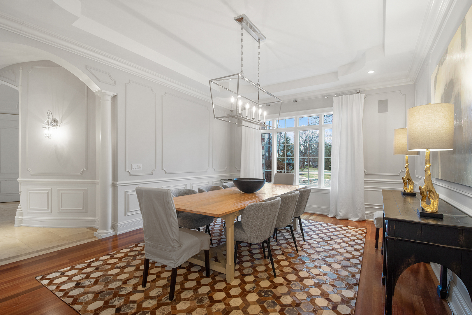 20 Old Mill Road Lake Forest, IL 60045 - Photo 13 of 64 a dining room with furniture and window
