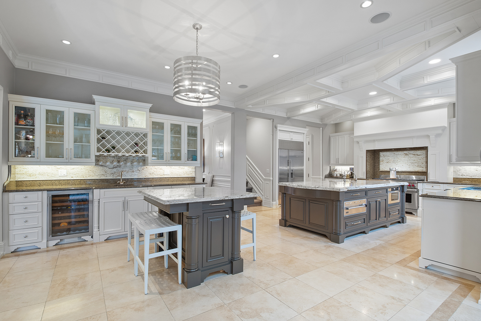 20 Old Mill Road Lake Forest, IL 60045 - Photo 17 of 64 a kitchen with counter top space appliances and cabinets