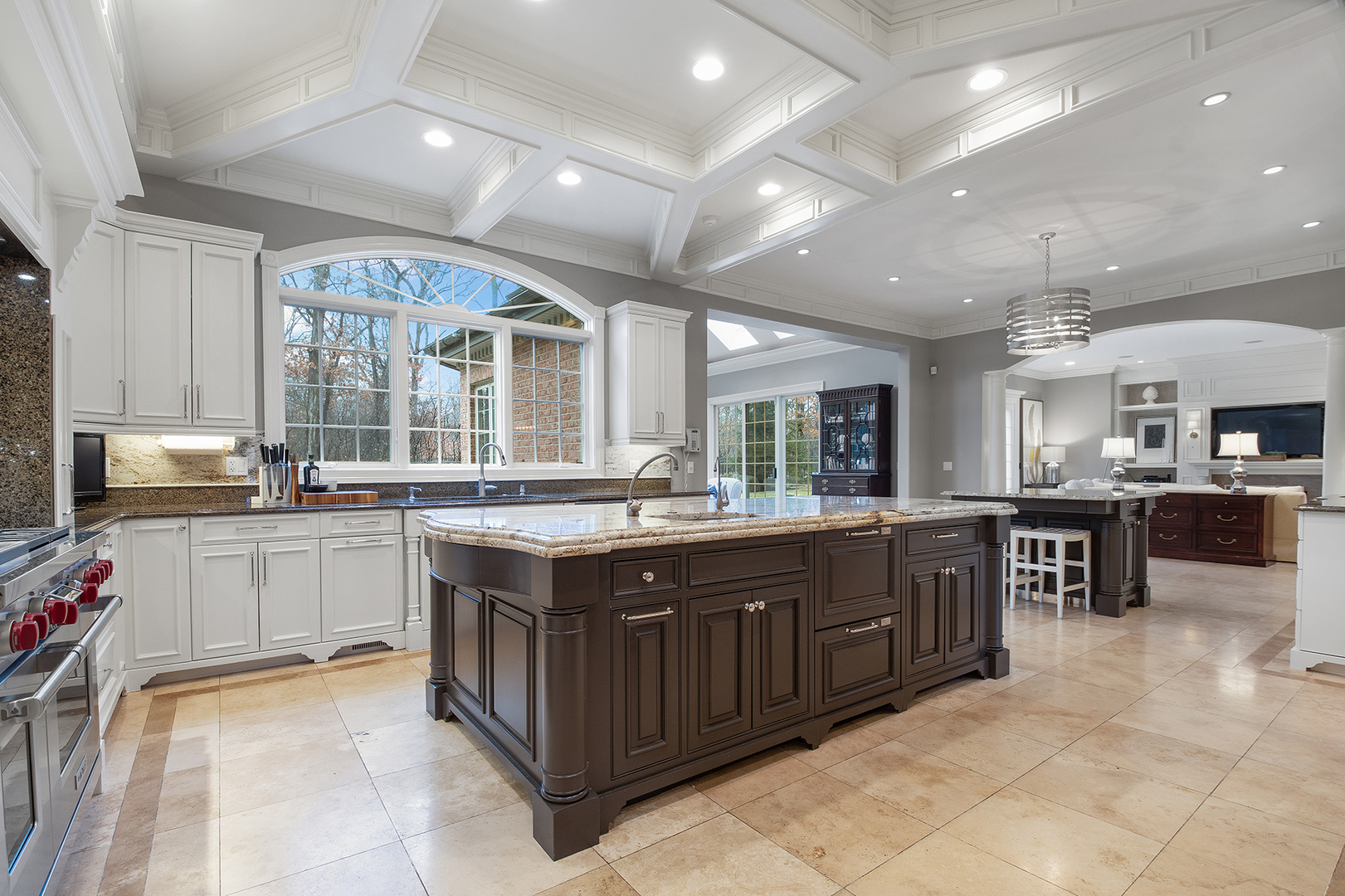 20 Old Mill Road Lake Forest, IL 60045 - Photo 20 of 64 a large kitchen with stainless steel appliances a sink and cabinets