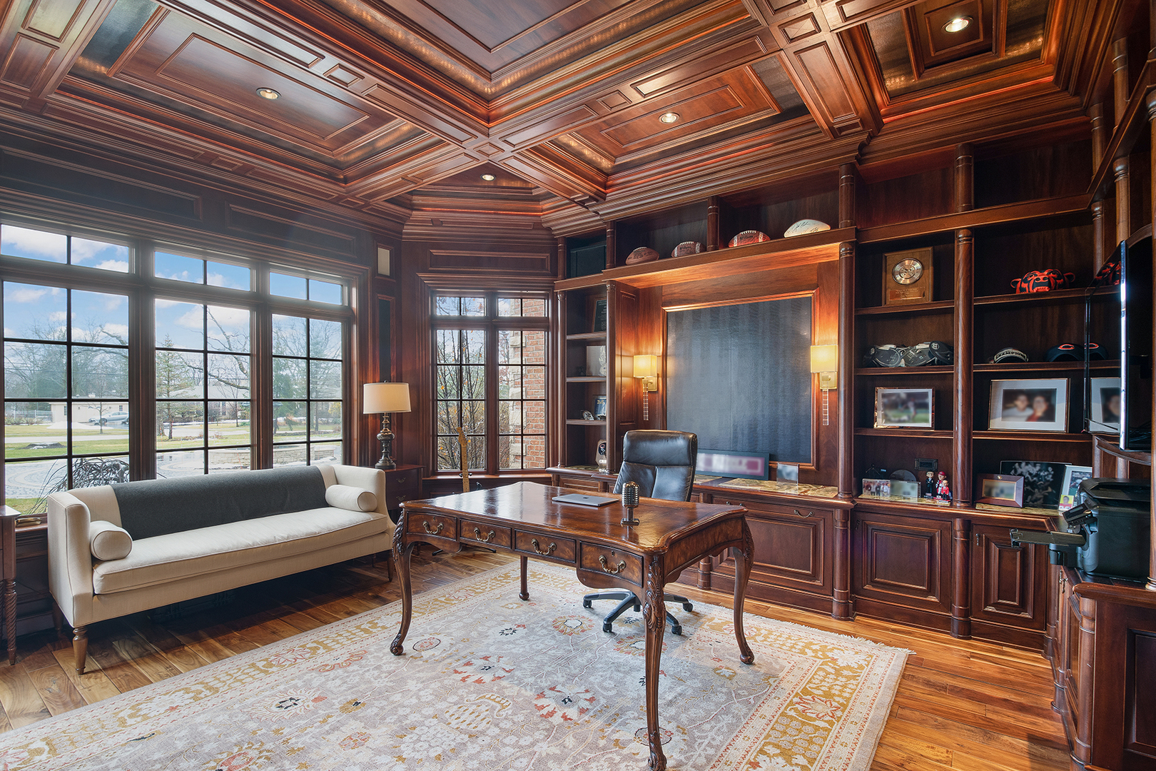 20 Old Mill Road Lake Forest, IL 60045 - Photo 27 of 64 a living room with furniture and a book shelf
