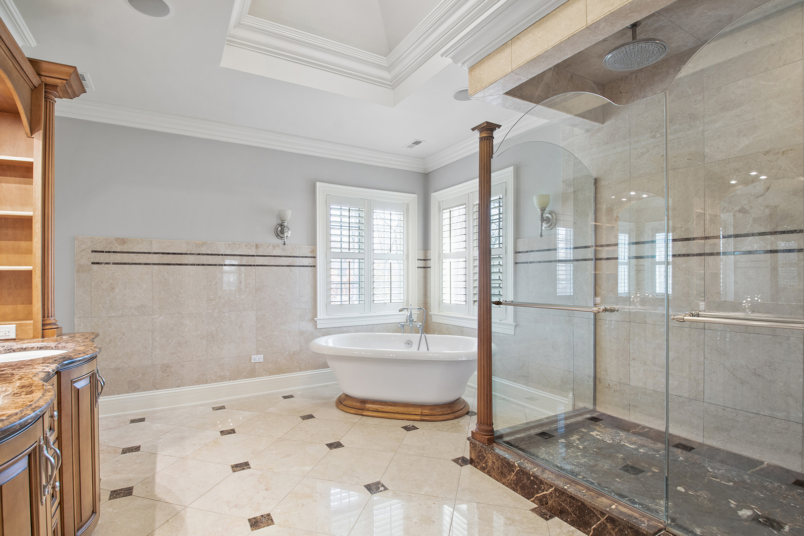 20 Old Mill Road Lake Forest, IL 60045 - Photo 37 of 64 a bathroom with a bathtub and a shower
