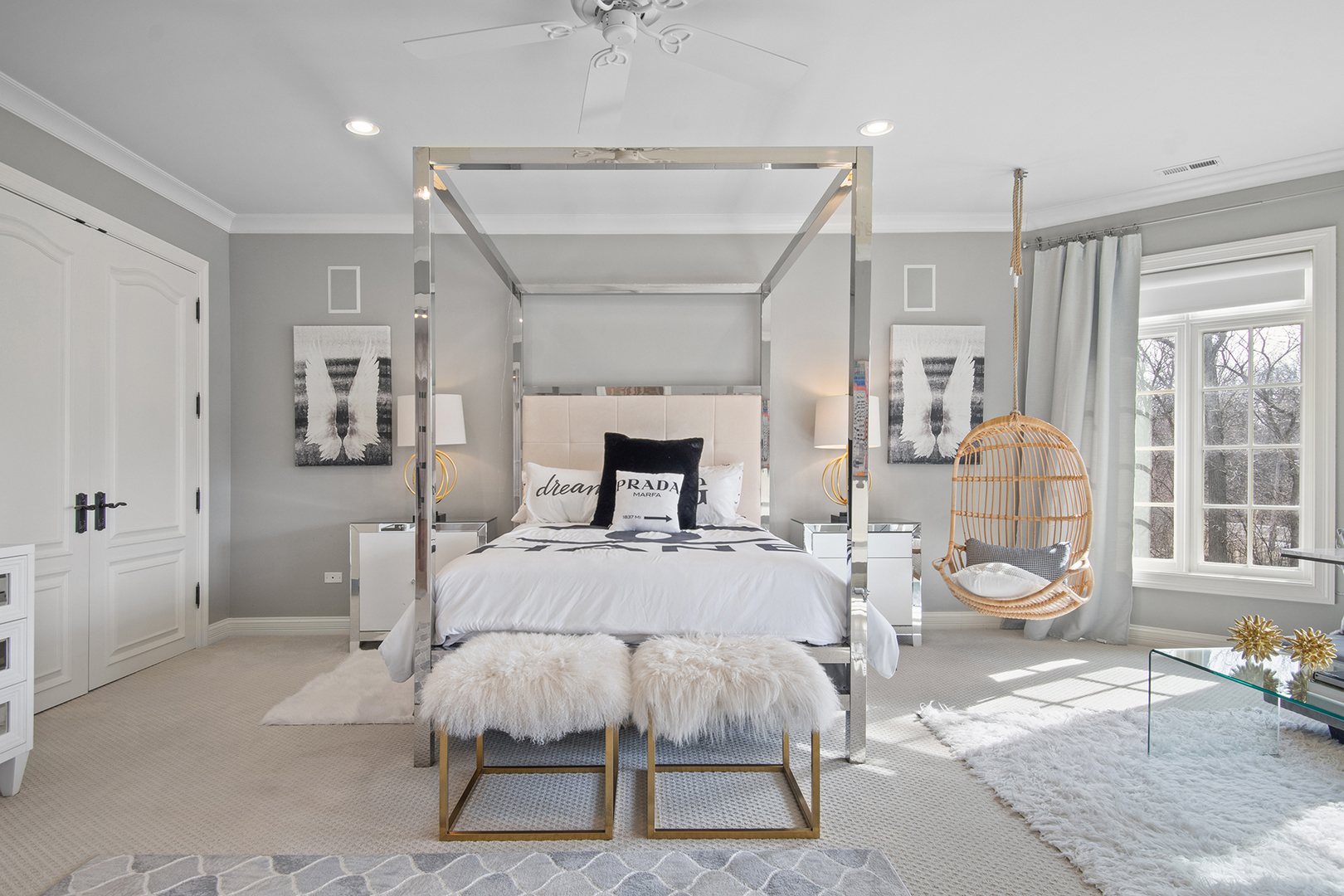 20 Old Mill Road Lake Forest, IL 60045 - Photo 41 of 64 a living room with furniture and a fireplace