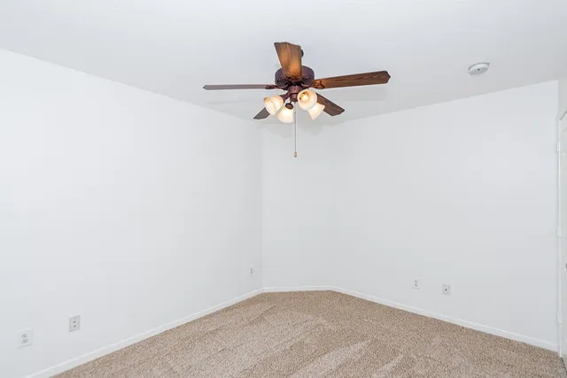 a window in an empty room