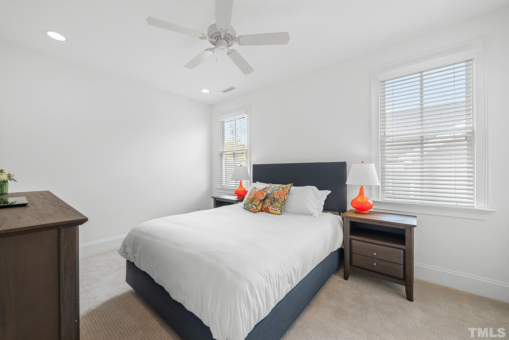 2615 Davis Street Raleigh, NC 27608 - Photo 41 of 55 a bedroom with a bed and a window