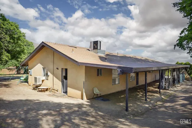 a view of a house with a patio