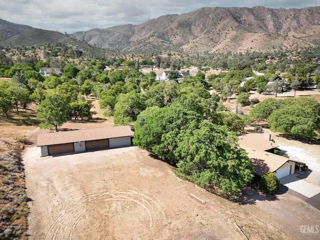 a view of city and mountain