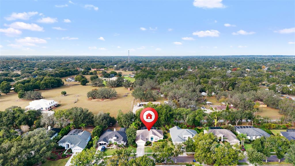 4906 Willow Ridge Terrace Valrico, FL 33596 - Photo 45 of 67 an aerial view of residential house and outdoor space