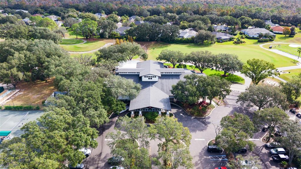 4906 Willow Ridge Terrace Valrico, FL 33596 - Photo 52 of 67 an aerial view of a house with a yard and lake view