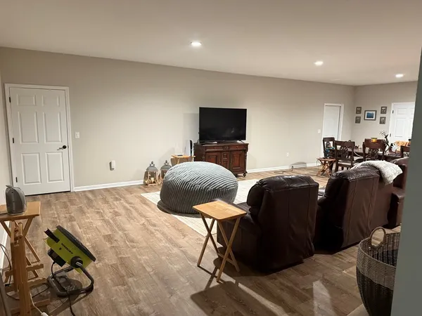 a view of a car garage