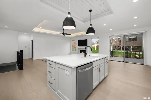 a view of an empty room