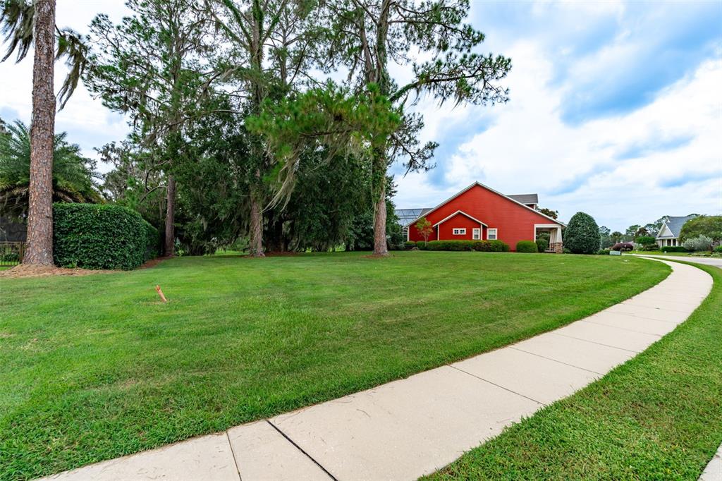 a view of a volley ball court