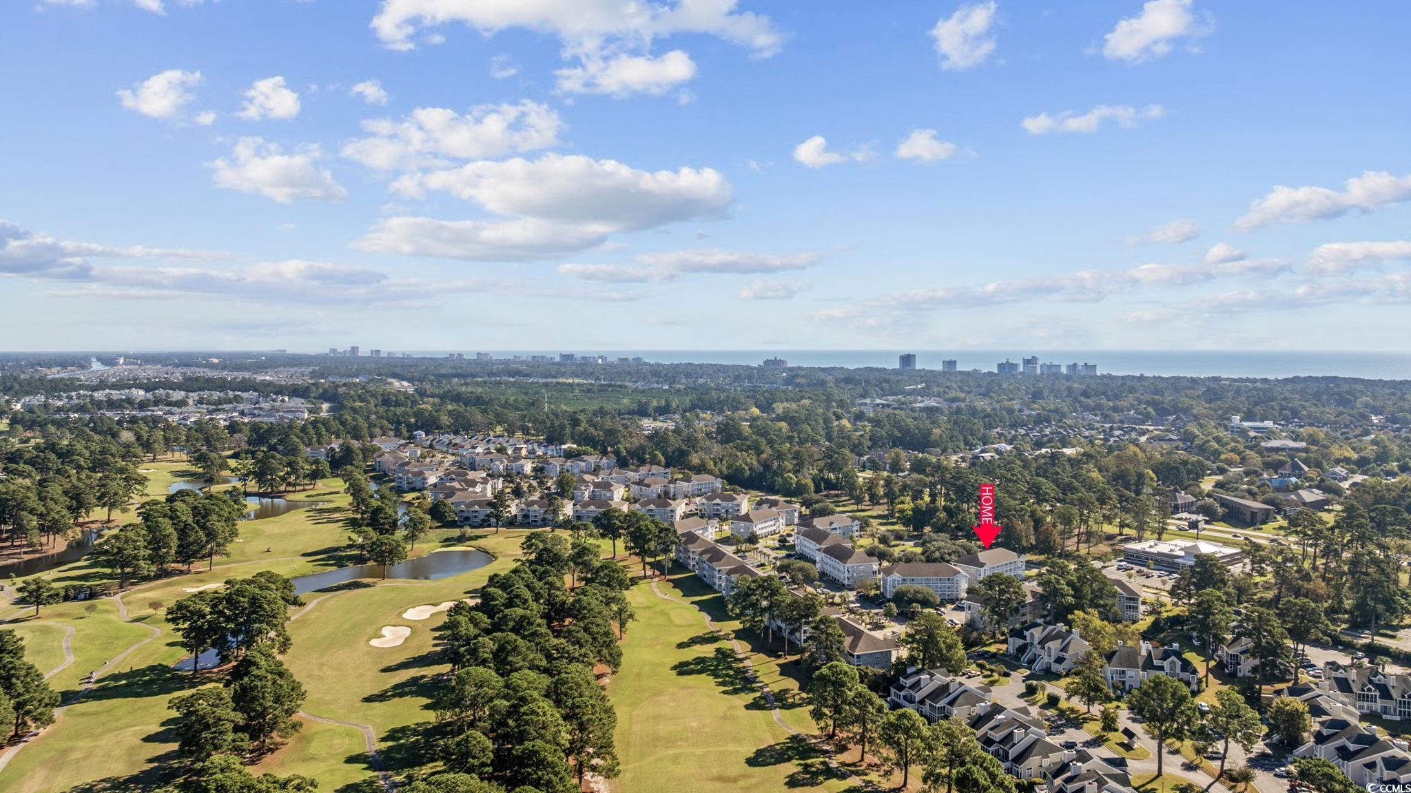 4639 Wild Iris Drive, Unit 203 Myrtle Beach, SC 29577 - Photo 28 of 30 View of property location featuring a large body of water and nearby suburban area