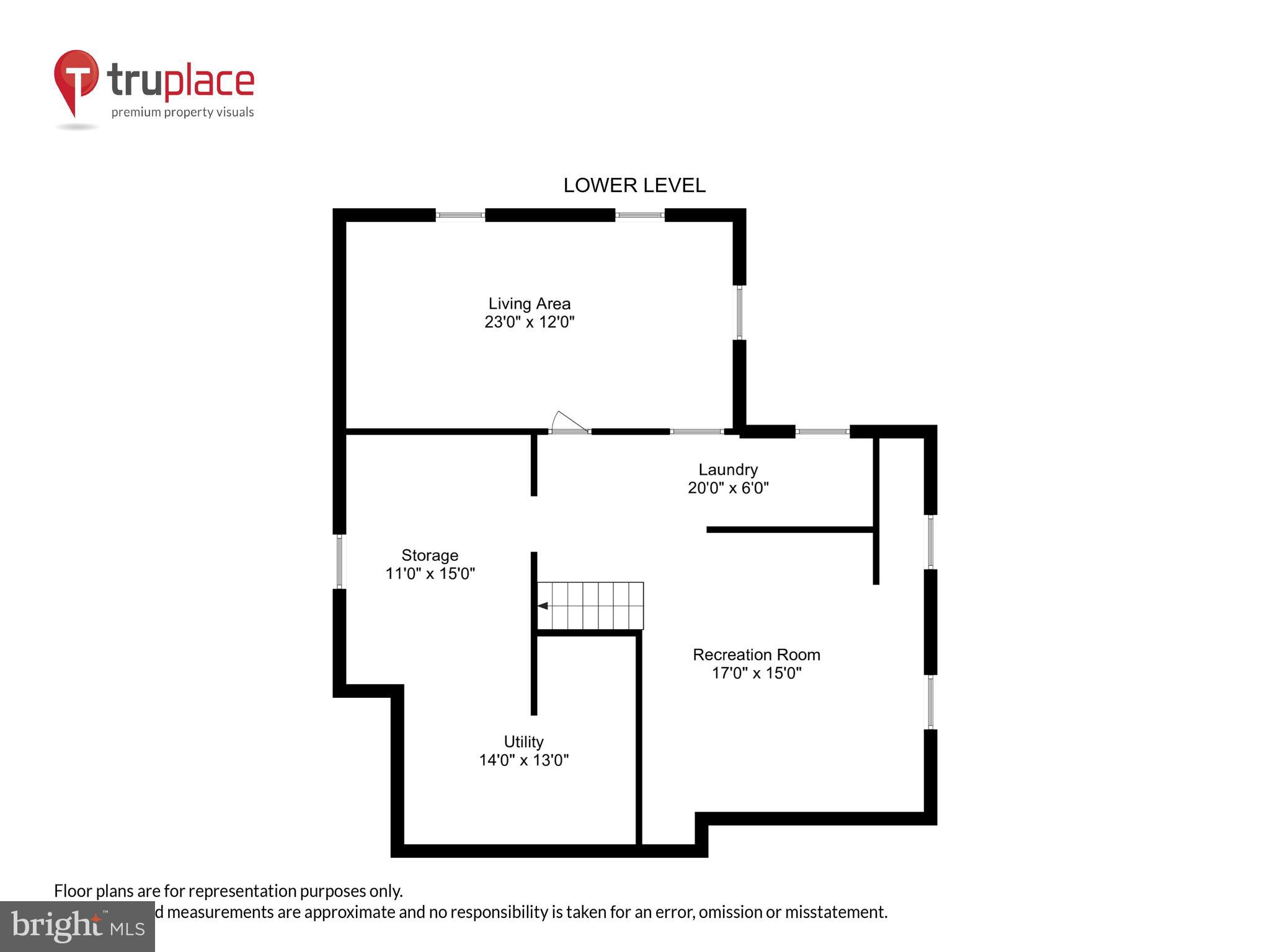 407 Lanark Way Silver Spring, MD 20901 - Photo 62 of 62 Lower level floorplan