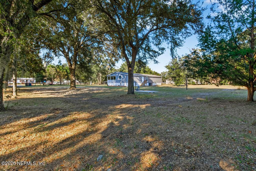 85146 Eady Lane Yulee, FL 32097 - Photo 64 of 74 a view of dirt yard with a large tree