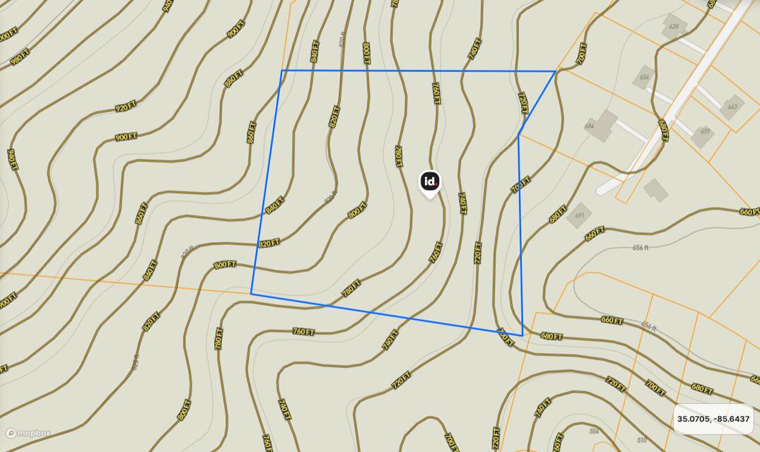 0 Summertown (8.56 Acres) Road, Unit LOT #2 Jasper, TN 37347 - Photo 17 of 18 Map_Contour_0 SummertownLot2