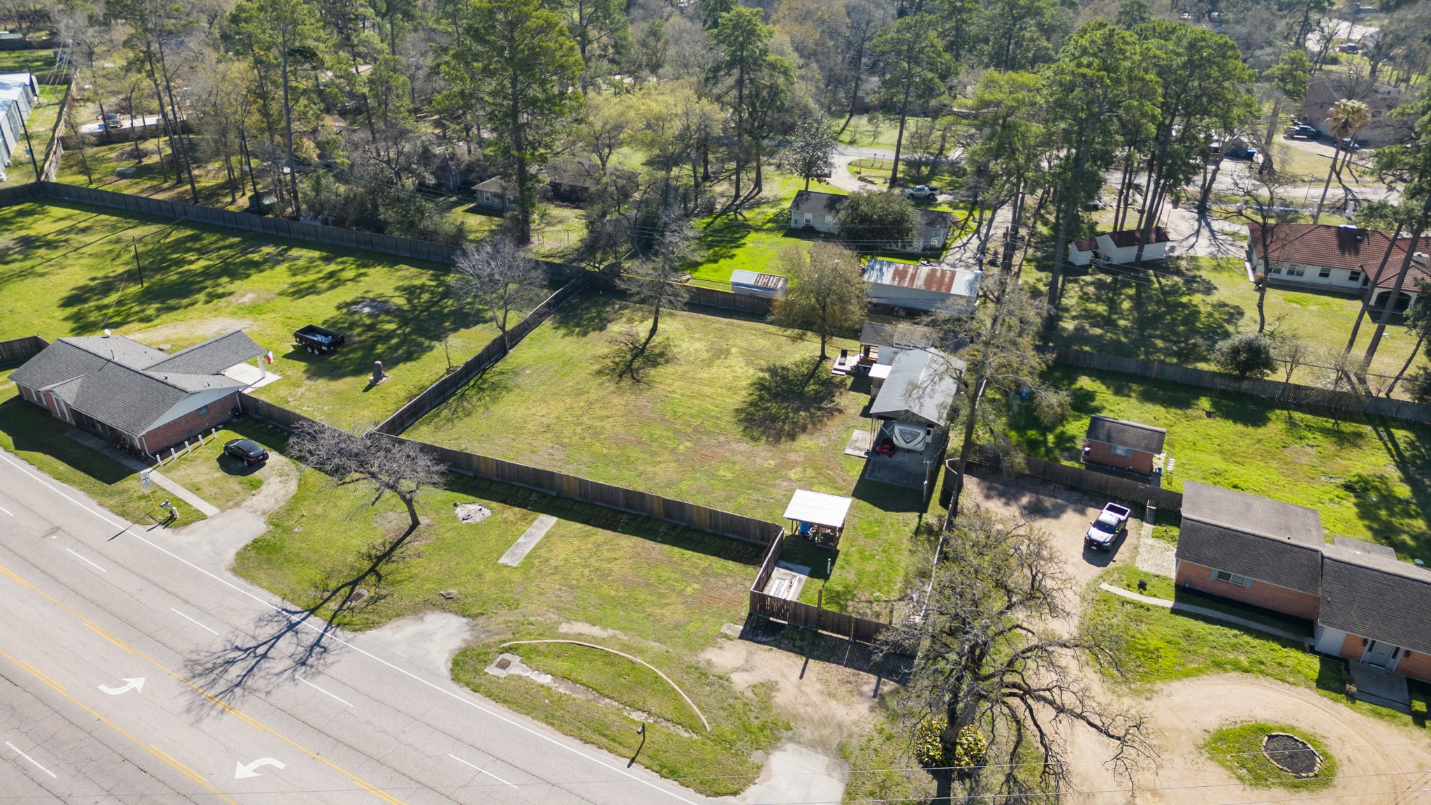 12427 Cypress North Houston Road Cypress, TX 77429 - Photo 7 of 8 an aerial view of a houses with yard