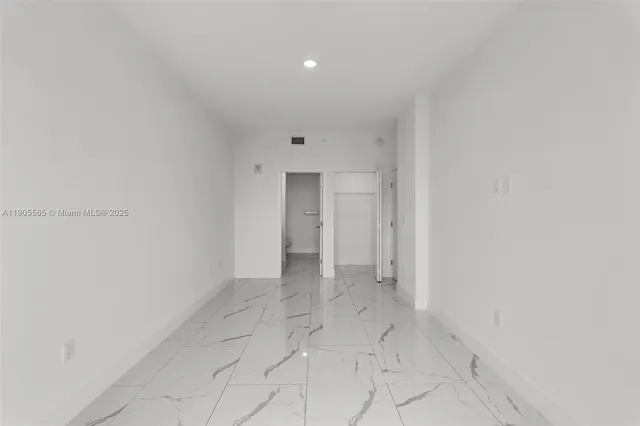 a view of an empty room