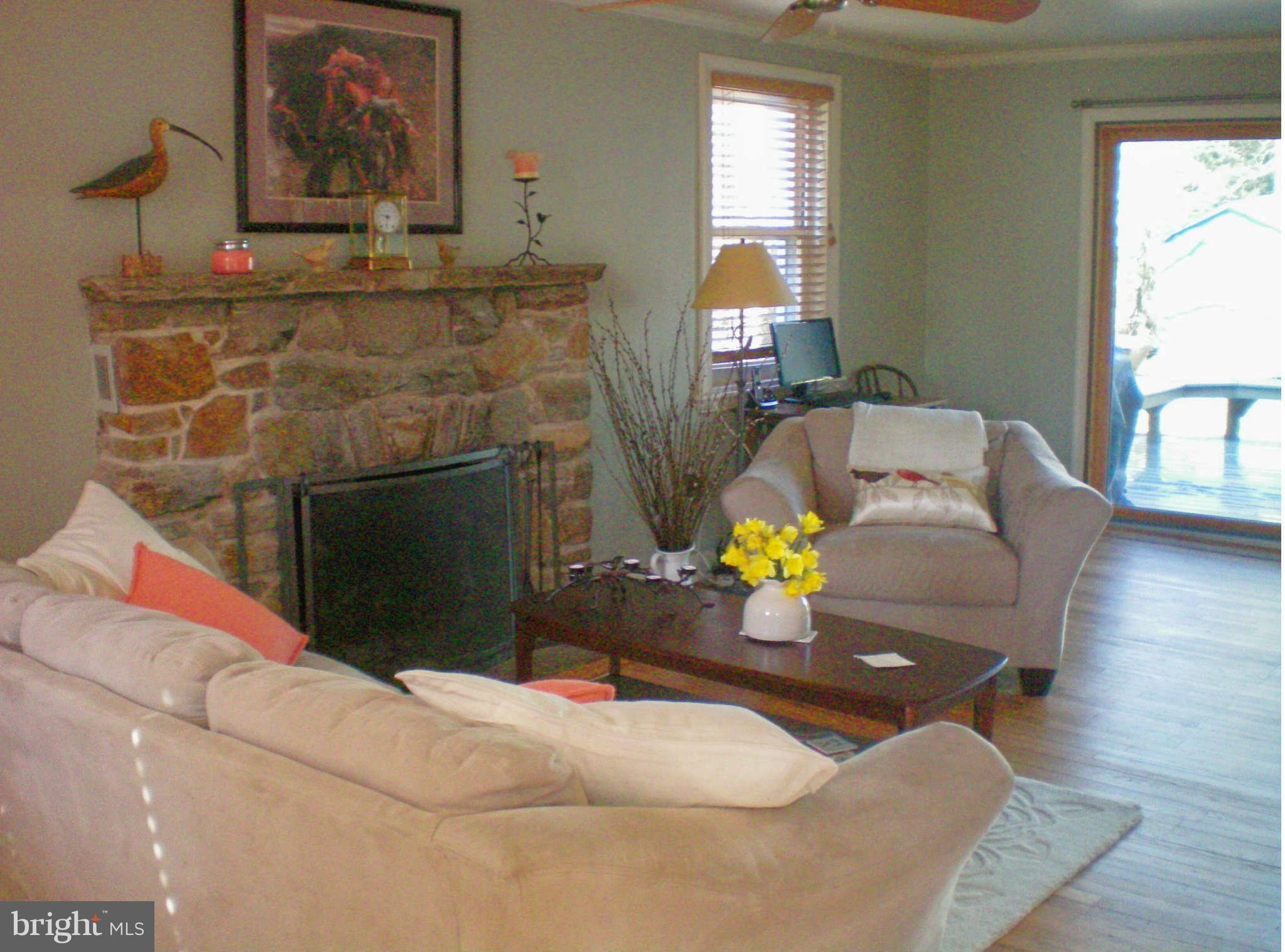 2508 Pinebrush Road Baltimore, MD 21209 - Photo 10 of 30 a living room with furniture and a fireplace