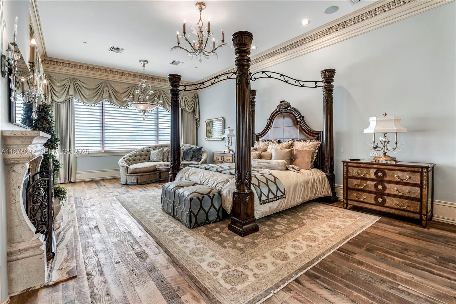 700 47th Street Boca Raton, FL 33431 - Photo 57 of 73 a bedroom with furniture a bed and a wooden floor
