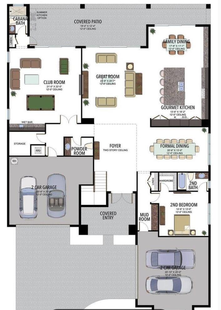 17371 Ristretto Trail Boca Raton, FL 33496 - Photo 48 of 49 1st Floor Floorplan- Flipped