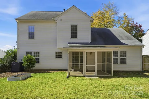 a view of a house with a garden