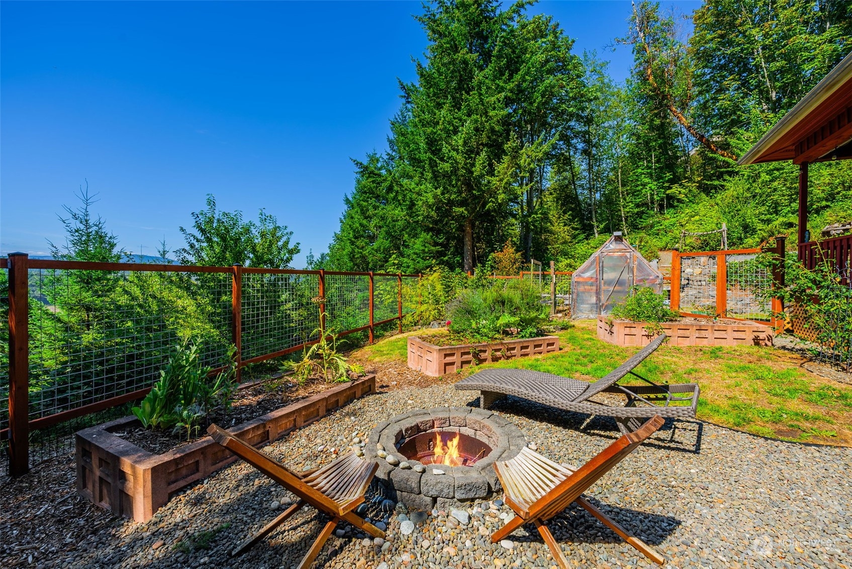 702 Sugar Hill Road Port Hadlock, WA 98339 - Photo 30 of 40 a view of a swimming pool with a patio