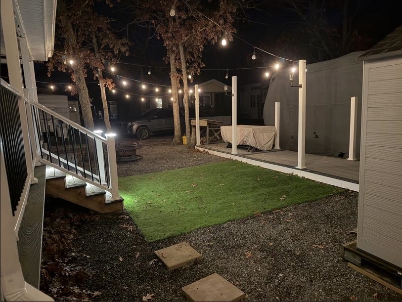 515 Corsons Tavern Road Ocean View, NJ 08230 - Photo 2 of 19 a view of a porch with a bench