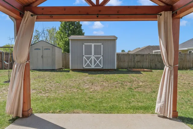 a view of front door