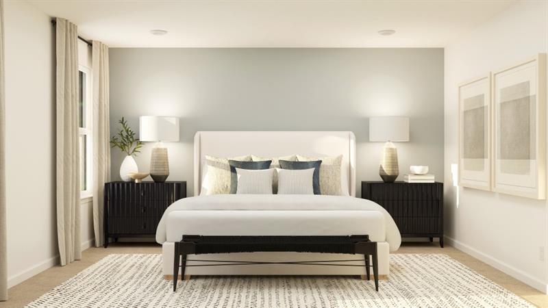 59 Constitution Avenue Pendergrass, GA 30567 - Photo 13 of 27 a bedroom with a bed and wooden floor