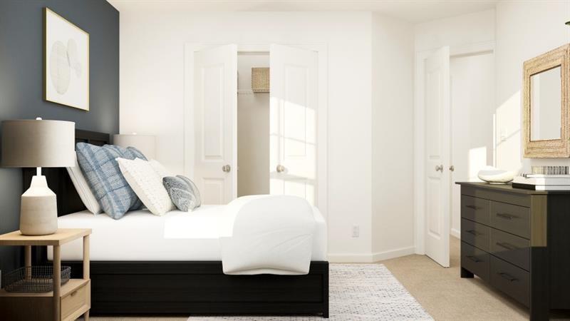 59 Constitution Avenue Pendergrass, GA 30567 - Photo 21 of 27 a bedroom with a bed and a night stand