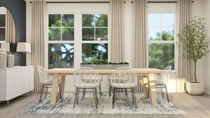 59 Constitution Avenue Pendergrass, GA 30567 - Photo 5 of 27 a view of a dining room with furniture window and wooden floor