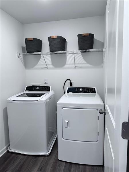 59 Constitution Avenue Pendergrass, GA 30567 - Photo 10 of 27 a utility room with dryer and washer