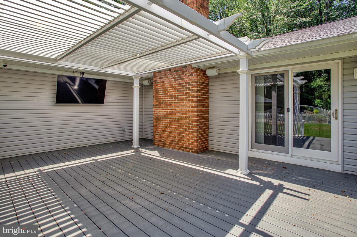 6521 Wilson Road Friendship, MD 20758 - Photo 44 of 55 Deck with TV