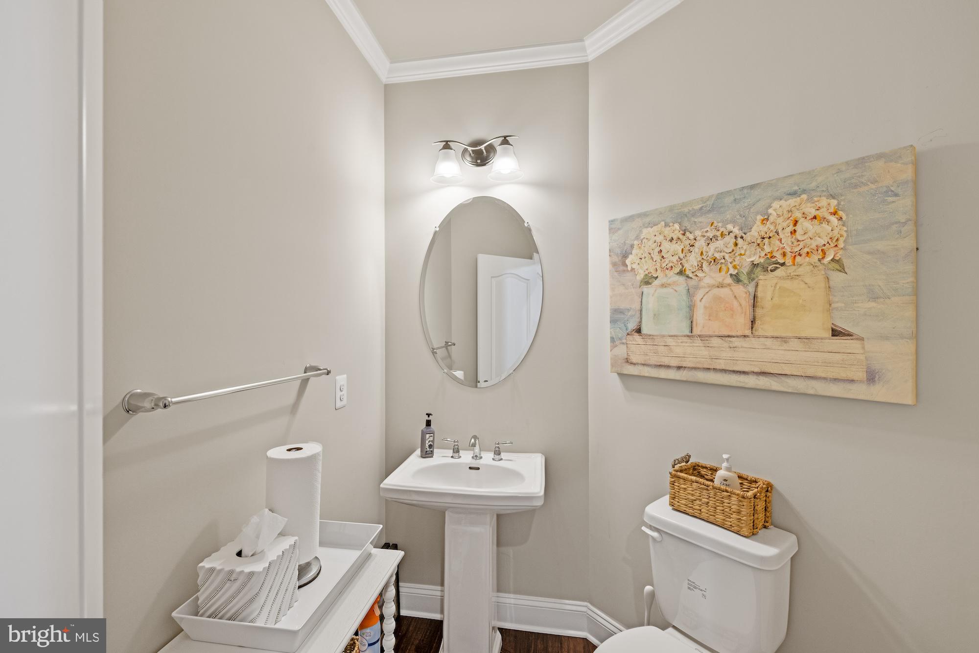 9 Lookout Court Gettysburg, PA 17325 - Photo 39 of 86 a bathroom with a toilet sink and mirror