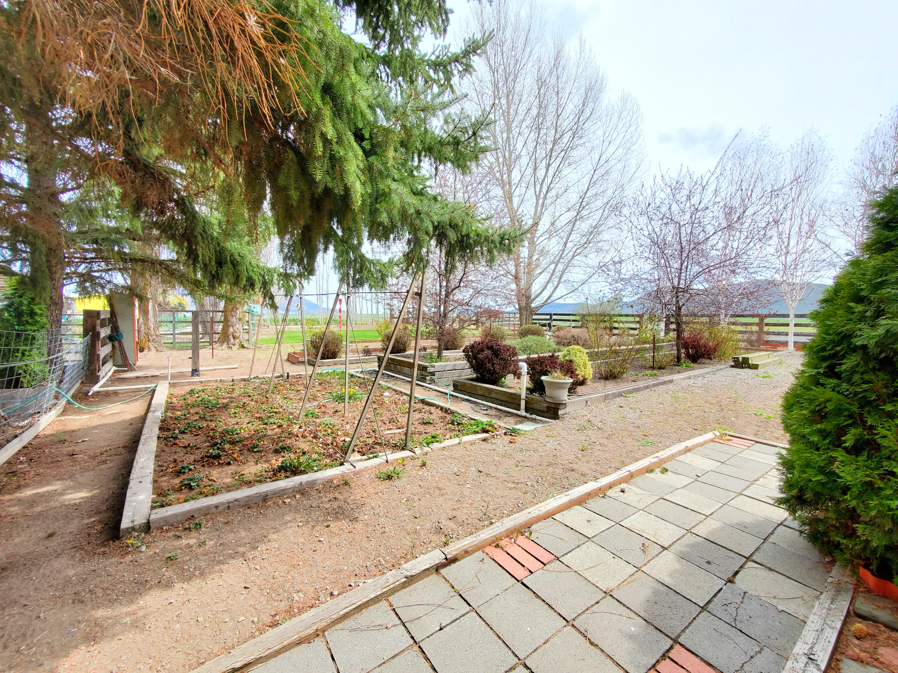 2341 Cross Road Klamath Falls, OR 97603 - Photo 27 of 33 Fenced garden area. Shed to the right, fence just behind/to the left