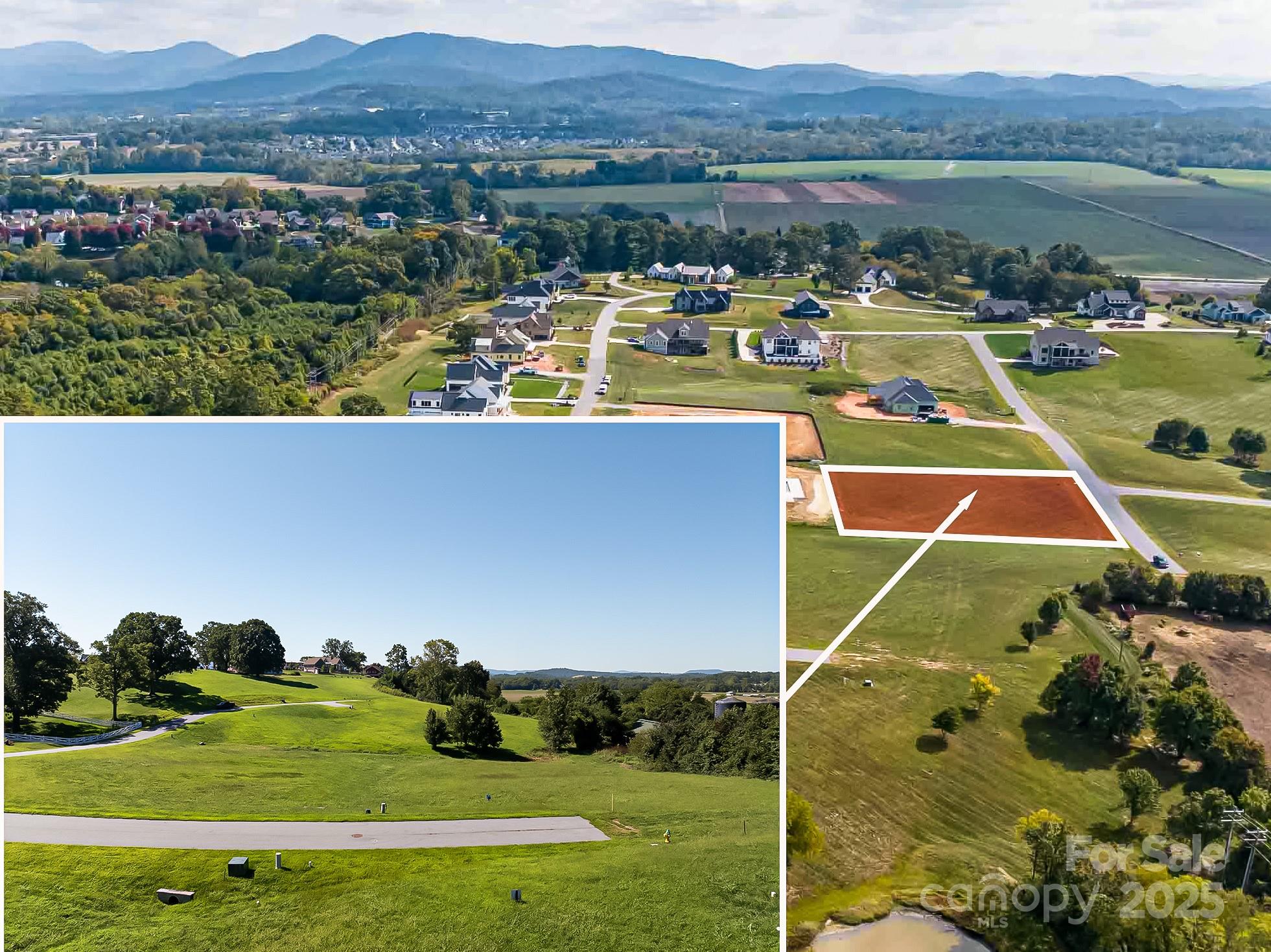 108 Double Knob Road, Unit 65 Mills River, NC 28759 - Photo 3 of 9 an aerial view of tennis court