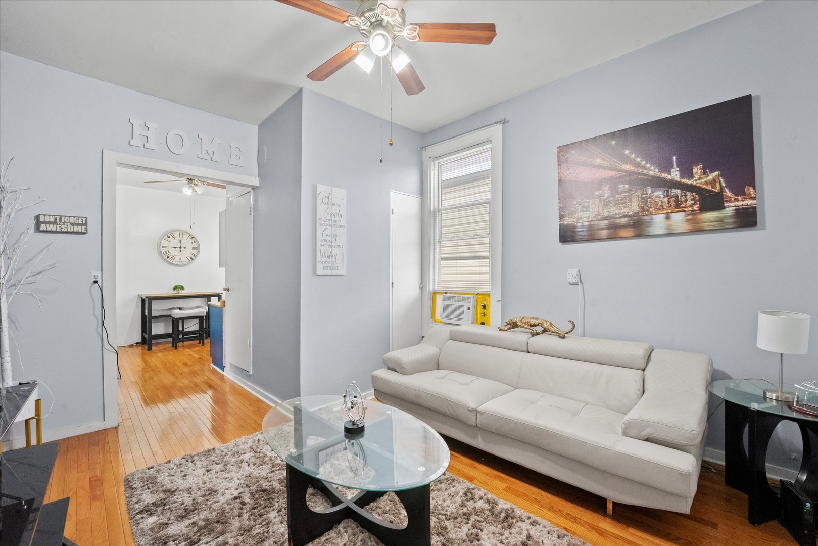 2129 West 18th Place Chicago, IL 60608 - Photo 23 of 38 a living room with furniture and a couch