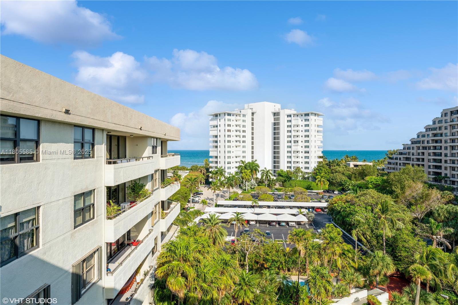170 Ocean Ln Drive, Unit 906 Key Biscayne, FL 33149 - Photo 23 of 26 a view of a tall building from a balcony