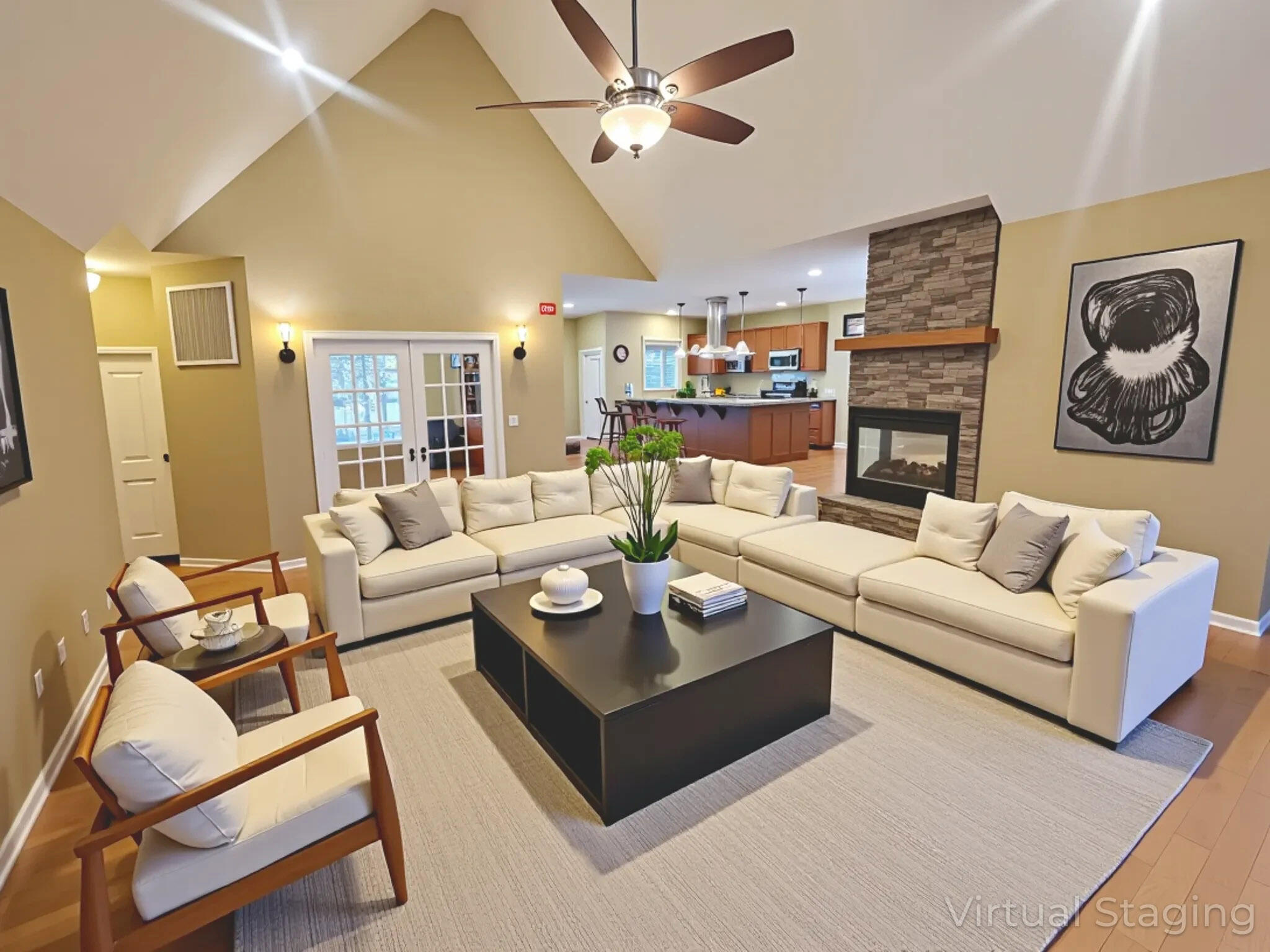 233 Sidehill Drive Ridgedale, MO 65739 - Photo 16 of 79 Great Room Virtually Staged