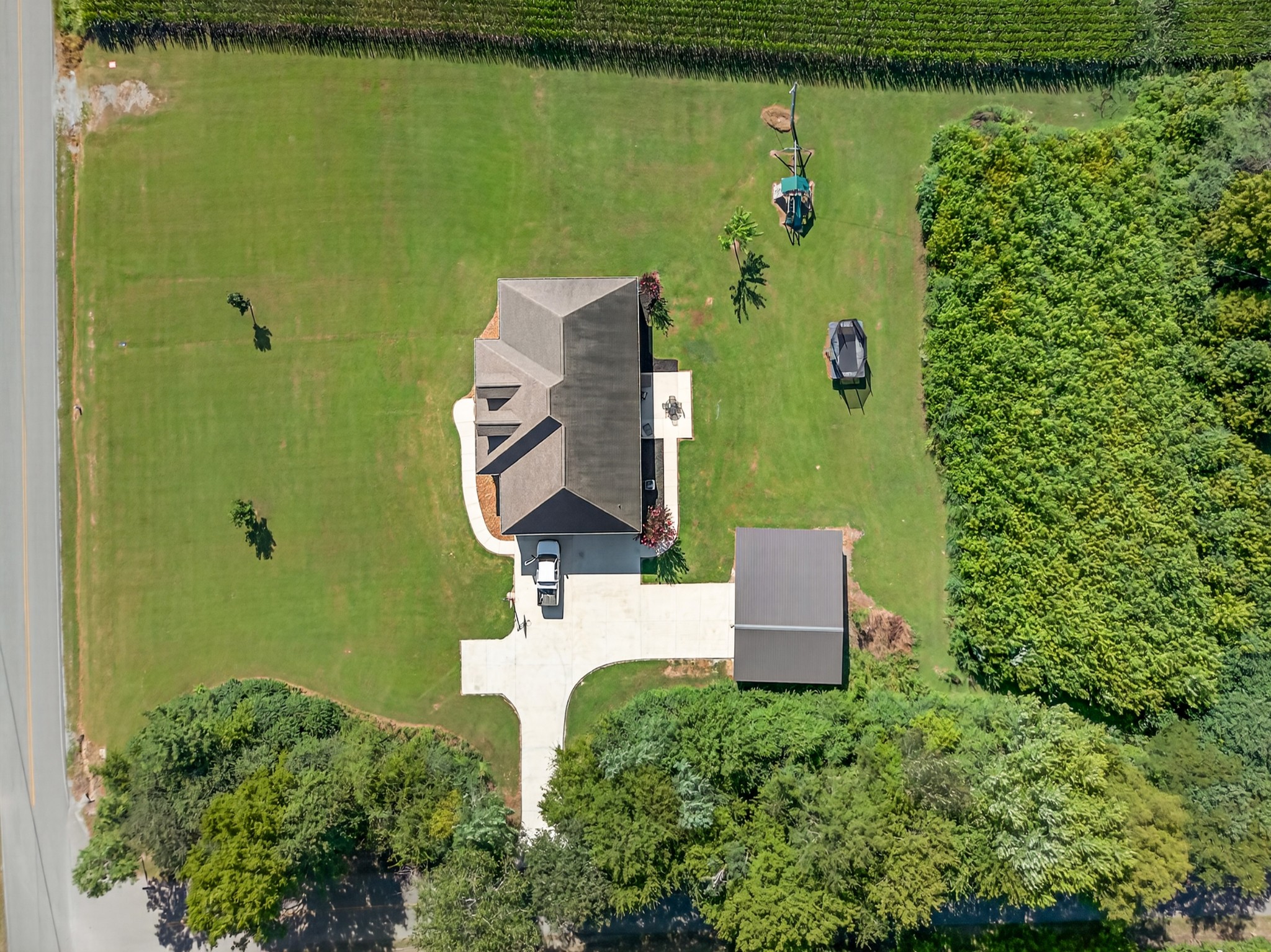 86 L Mitchell Road Kelso, TN 37348 - Photo 46 of 49 an aerial view of a house with a lake view