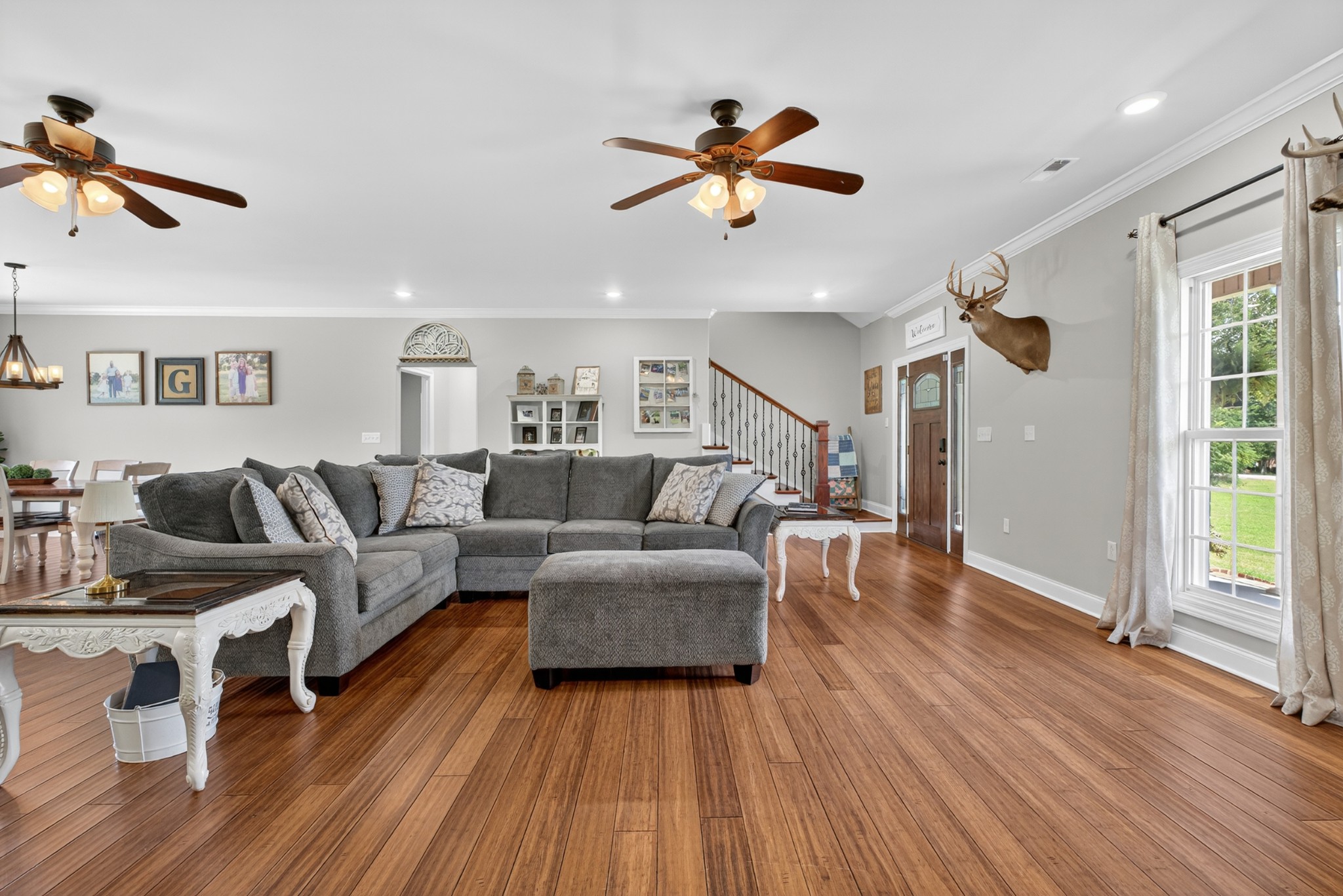86 L Mitchell Road Kelso, TN 37348 - Photo 6 of 49 a living room with furniture and a wooden floor