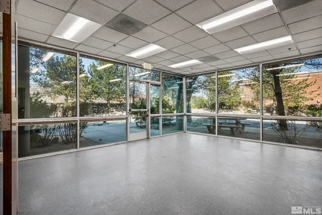 a view of a room with window