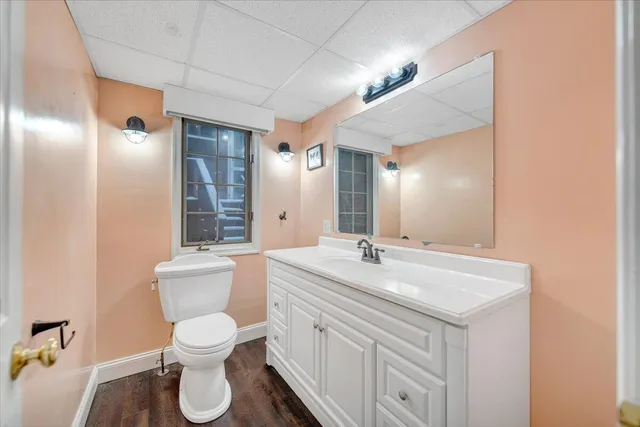 a view of a house with snow on the road