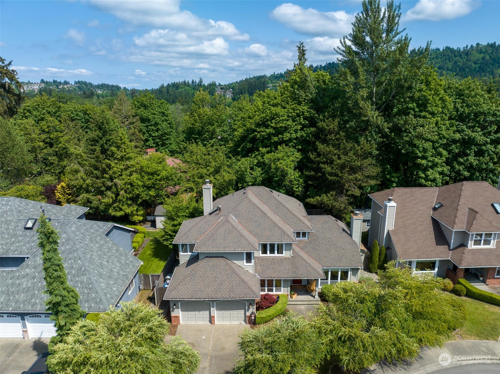 4516 Northeast 26th Court Renton, WA 98059 - Photo 24 of 28 an aerial view of a house with yard and outdoor seating