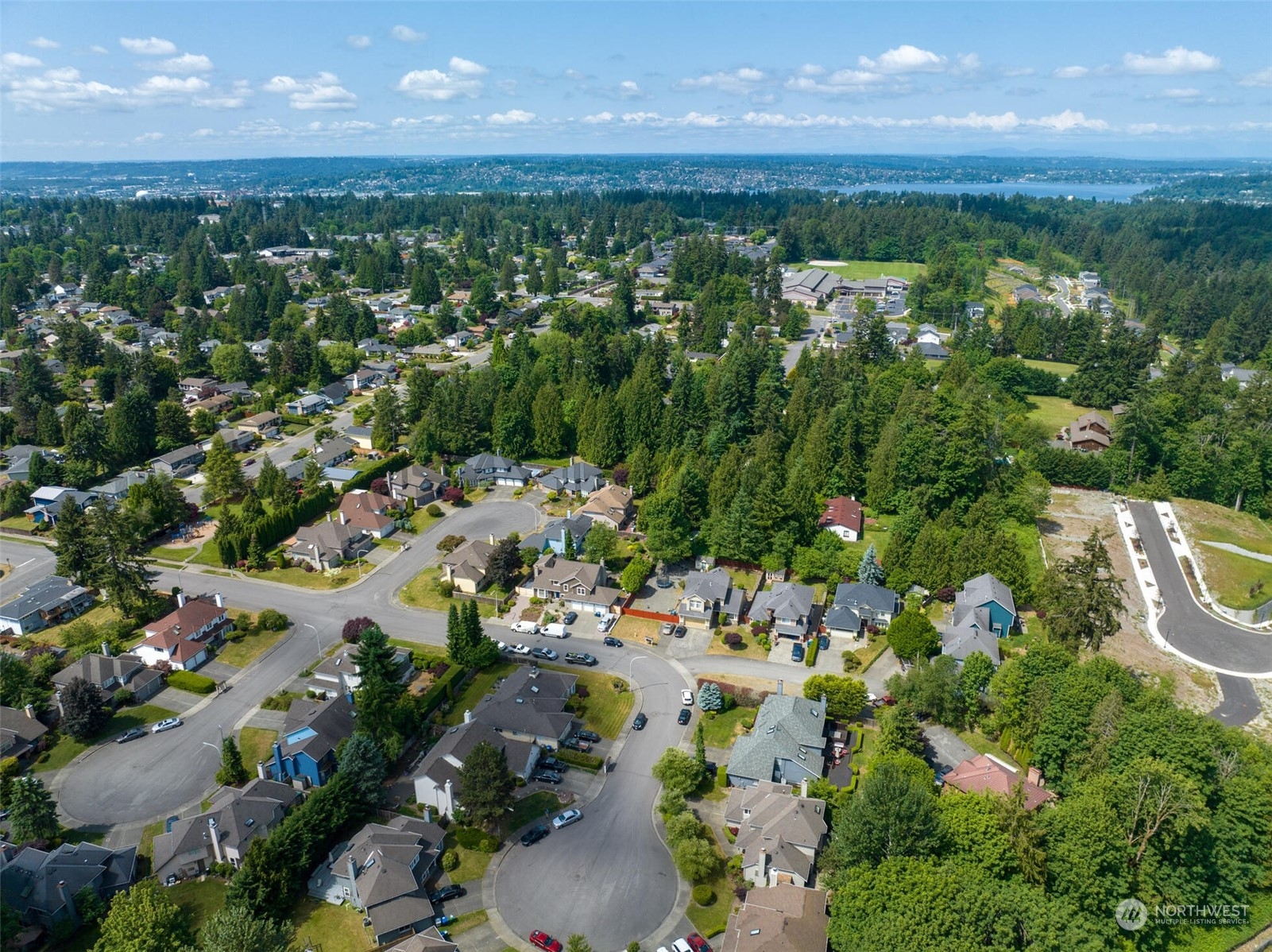 4516 Northeast 26th Court Renton, WA 98059 - Photo 26 of 28 an aerial view of a houses with a yard